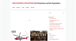 Desktop Screenshot of organizingdisaster.net